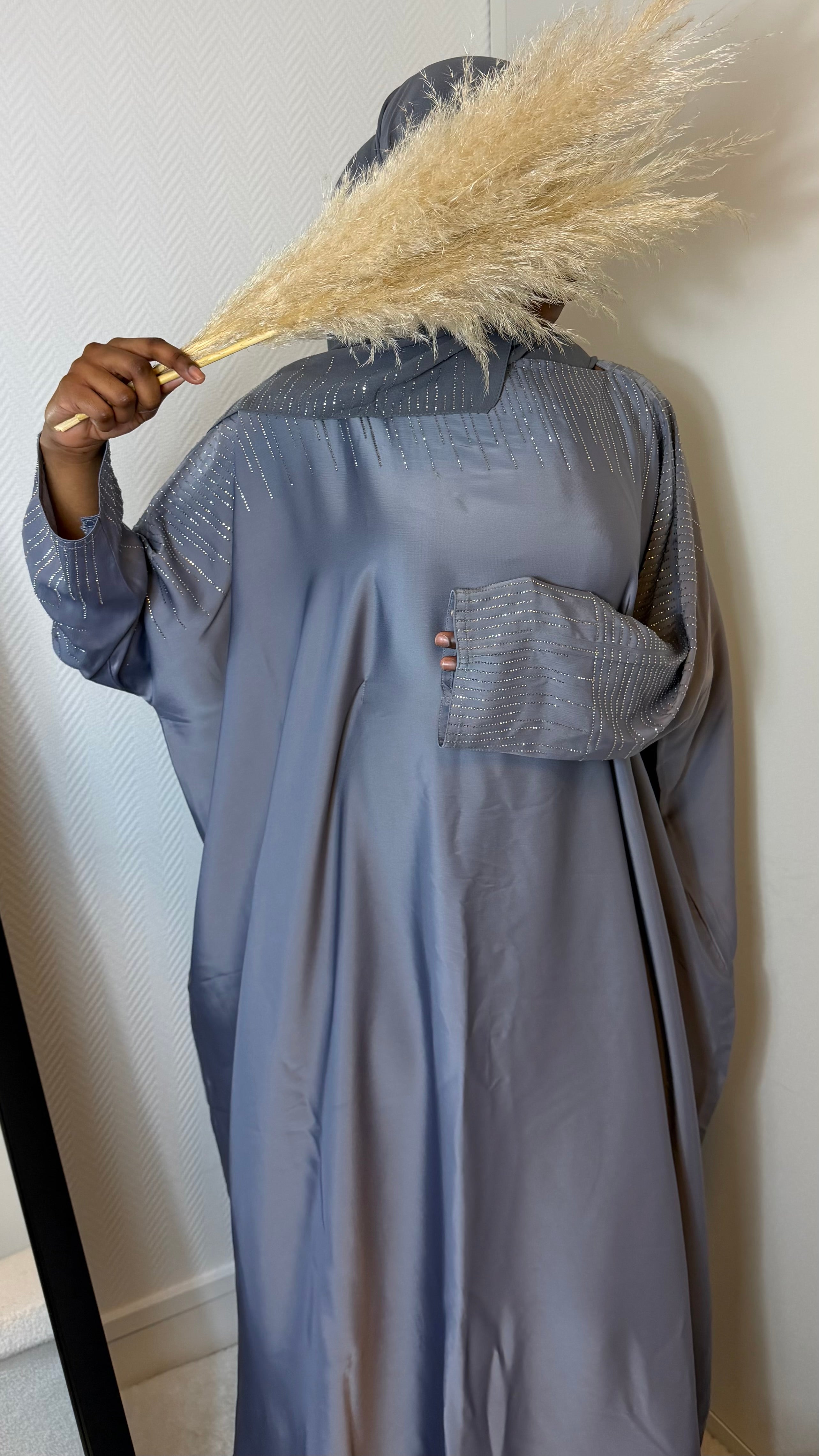 Abaya Sey - Gris perle