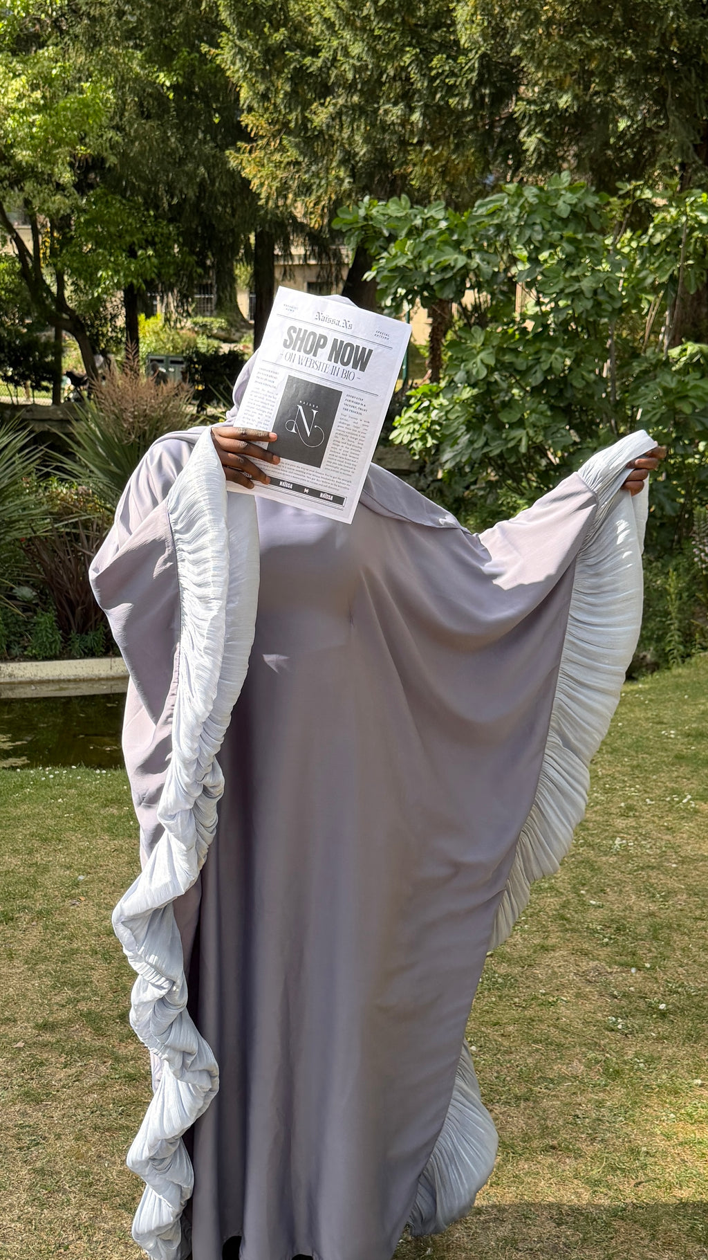 Abaya Jannah - Gris perle