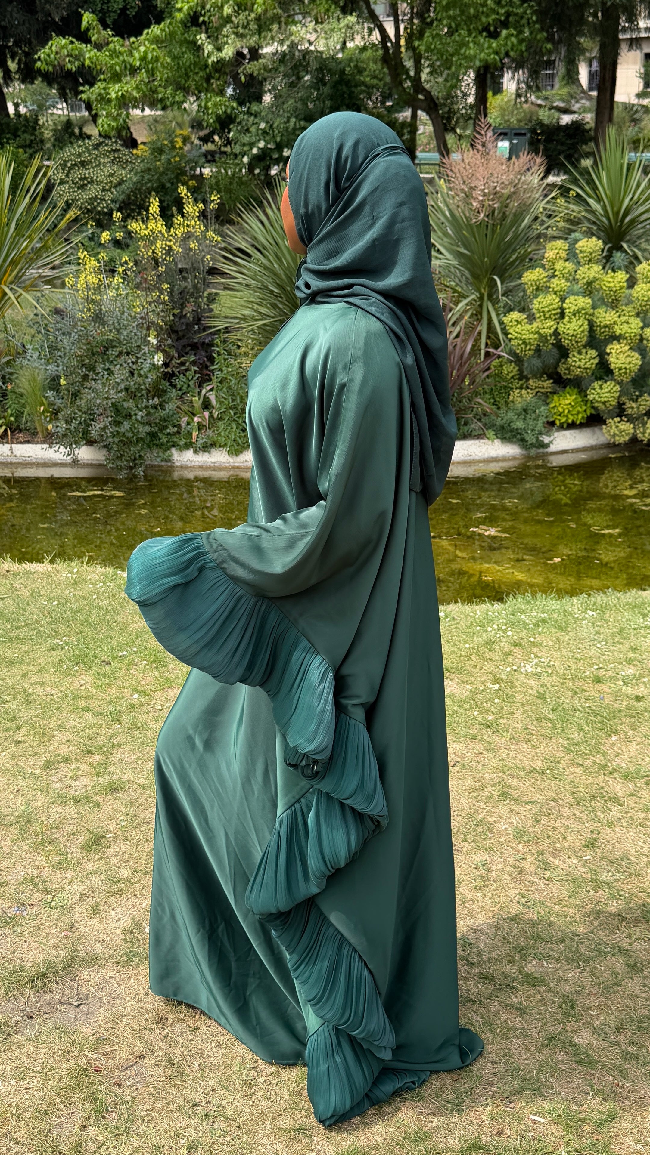 Abaya Jannah - Vert