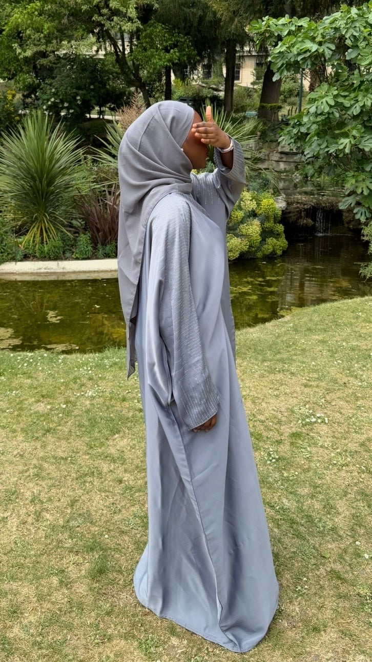 Abaya Sey - Gris perle