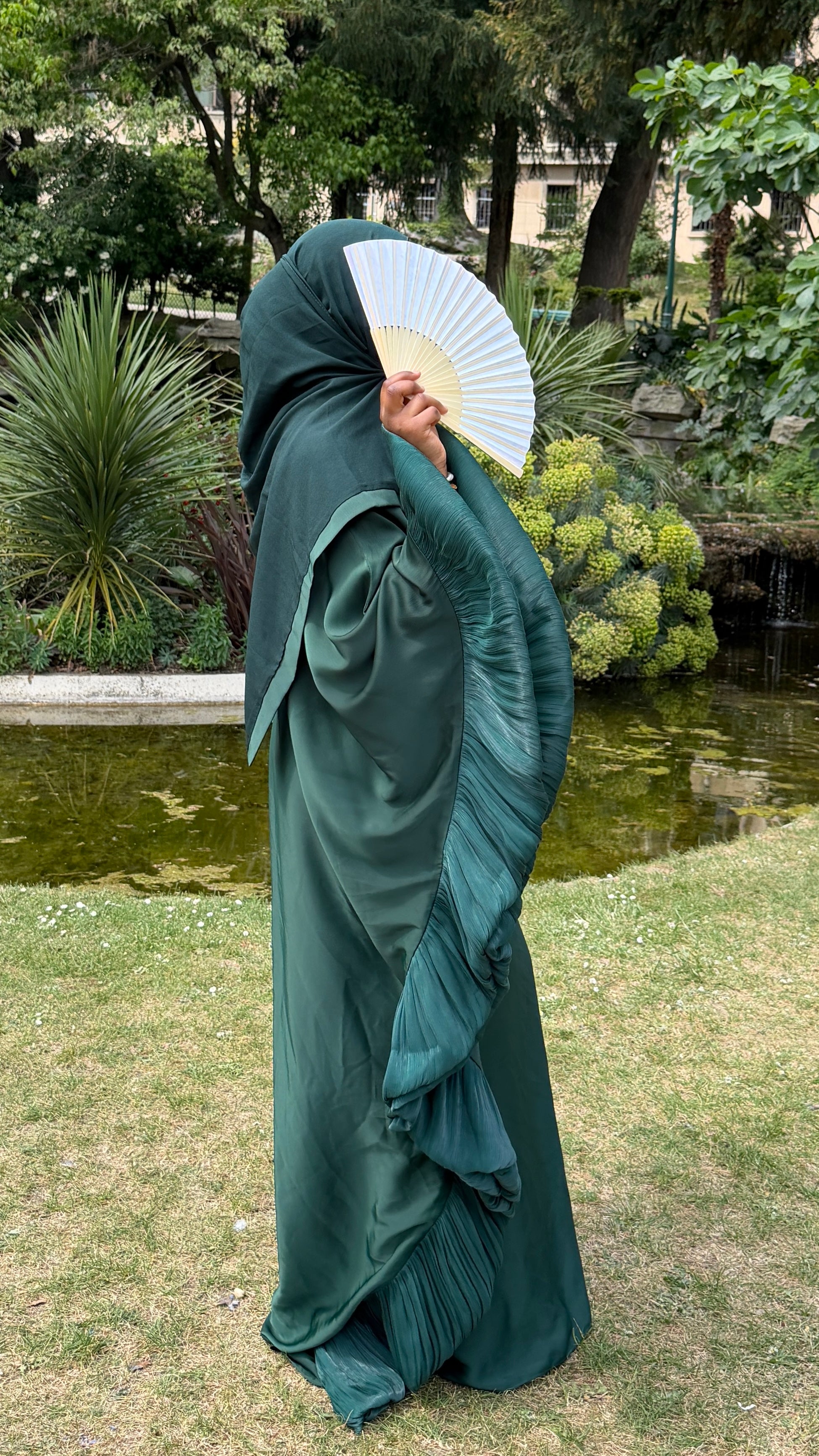 Abaya Jannah - Vert