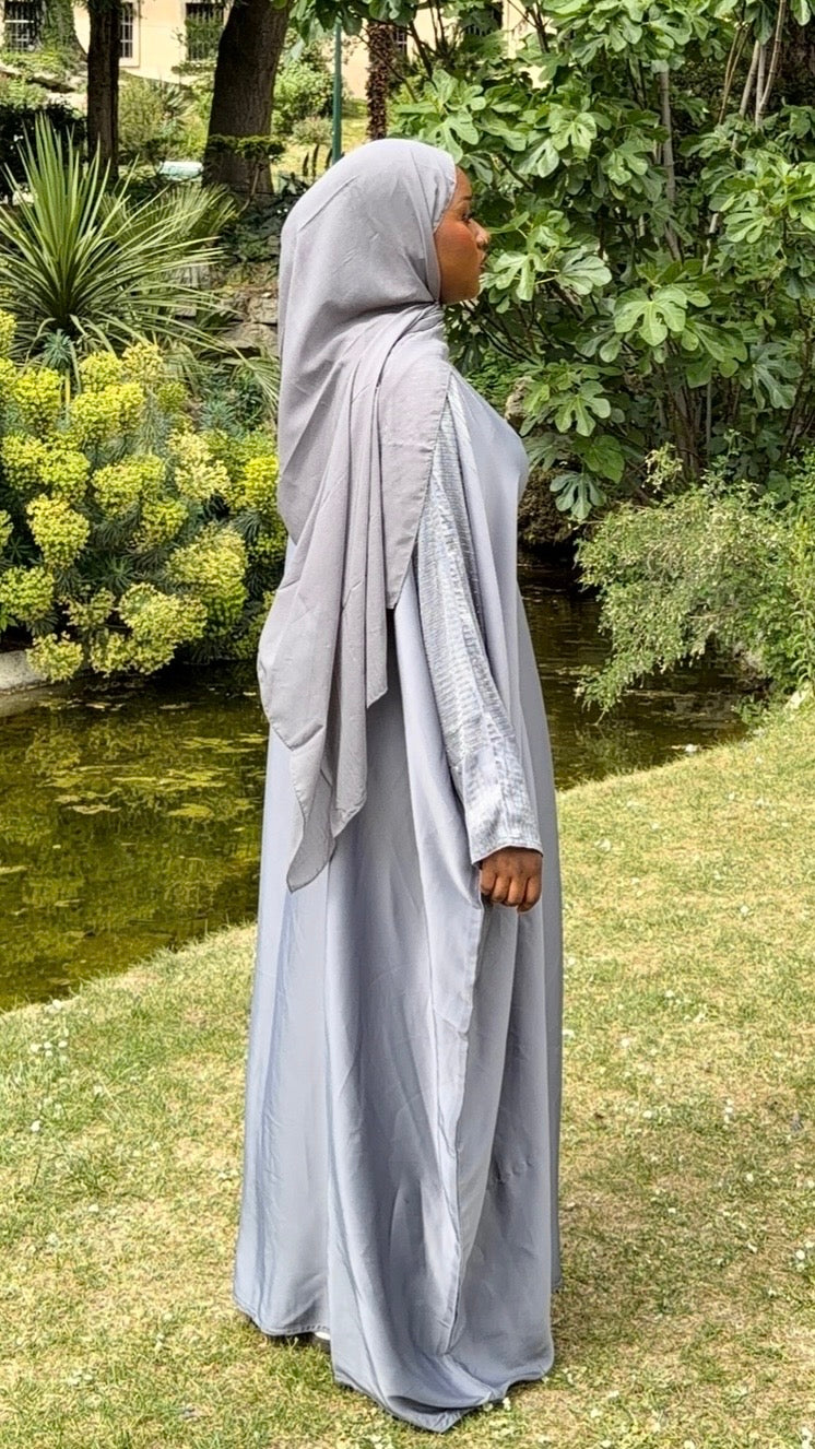 Abaya Sey - Gris perle