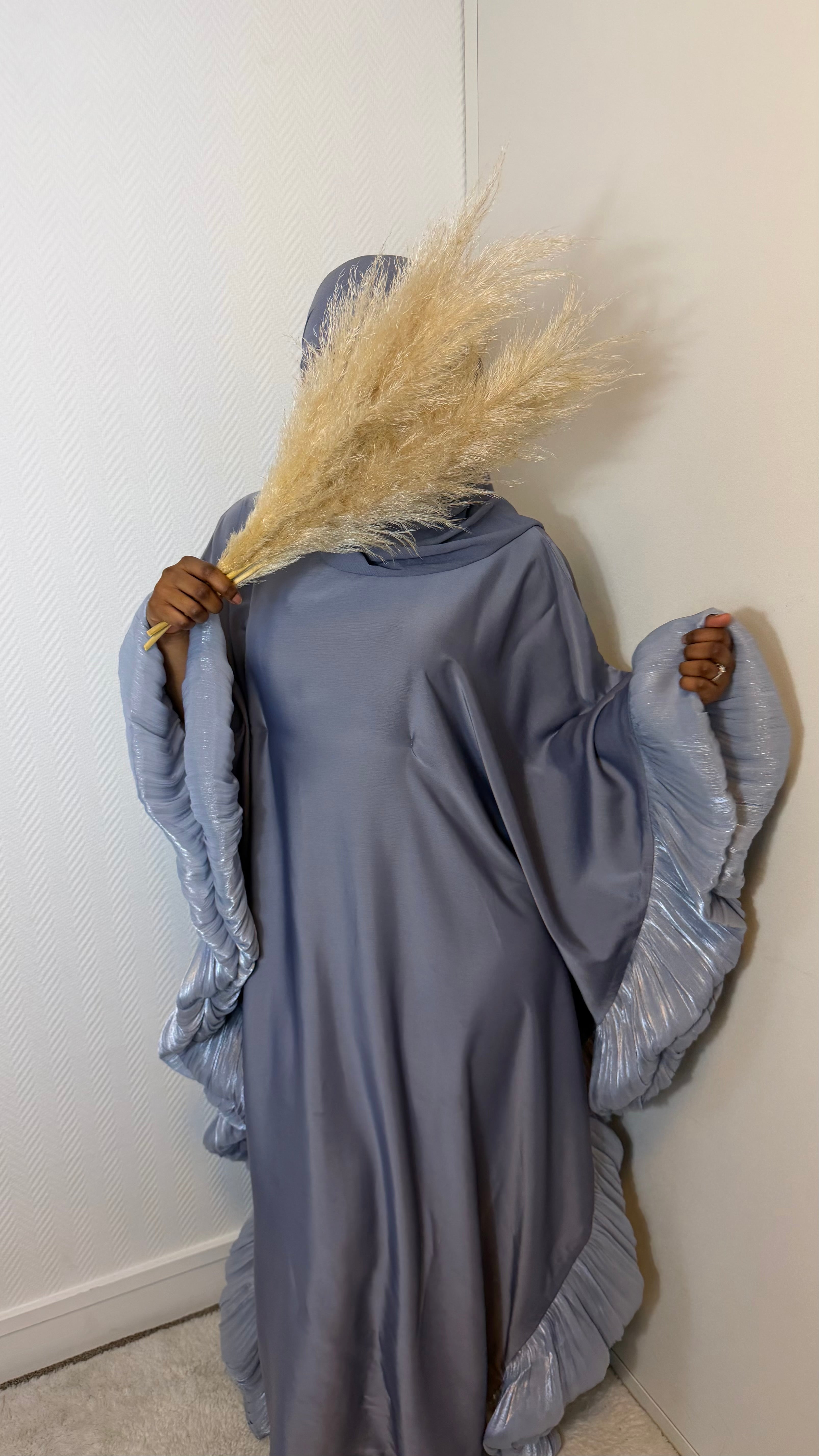 Abaya Jannah - Gris perle